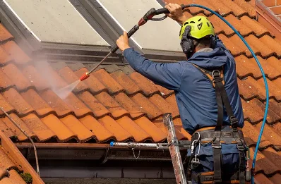 Démoussage et hydrofuge de toiture à Carspach